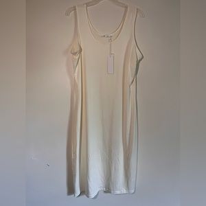 Off white tank dress